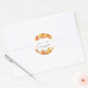 Adesivo Verona Sunset Watercolor Florals Obrigado Casament