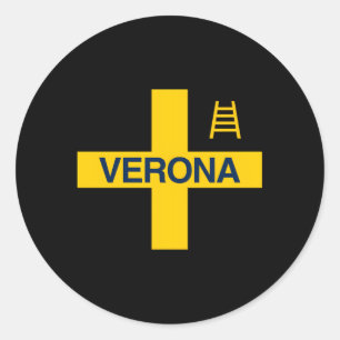 Adesivo Verona Tifo Hellas Gialloblã¹ Brigadas Curva Sud S