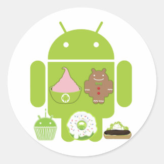 Adesivo Versões Android