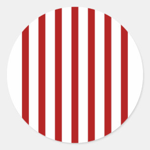 Adesivo Verticais Verticais Vermelhos - Vermelho e Branco