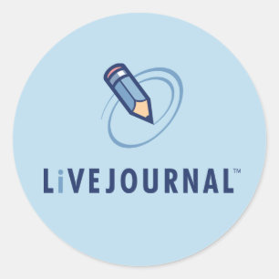 Adesivo Vertical do logotipo de LiveJournal