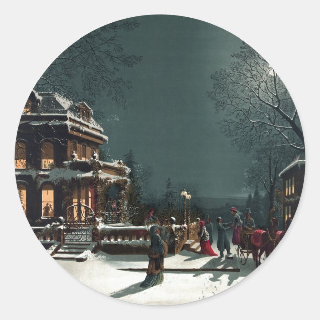 Adesivo Véspera de Natal 1880 (Frente)