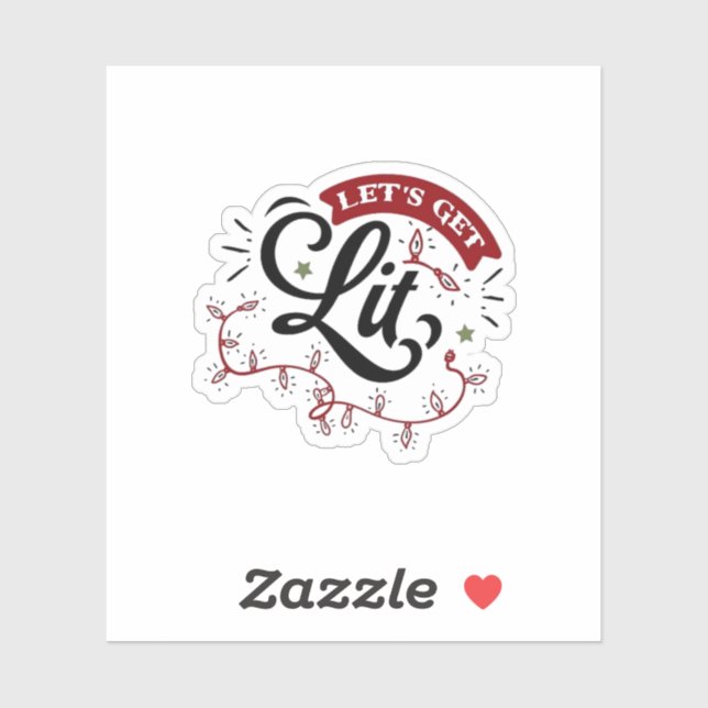 Adesivo Véspera de Natal Feliz Natal - Vamos Sai (Folha)