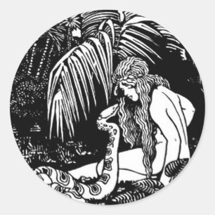 Adesivo Véspera no jardim