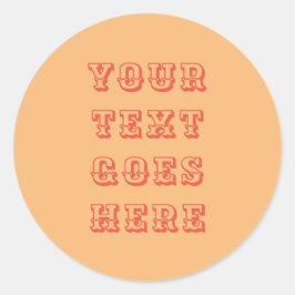 Adesivo VESTICADOR - alterar o texto aqui