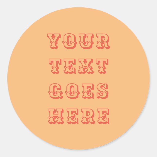 Adesivo VESTICADOR - alterar o texto aqui (Frente)