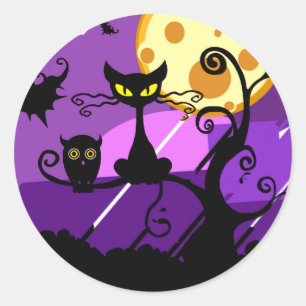 Adesivo Vestido assustador do Halloween.