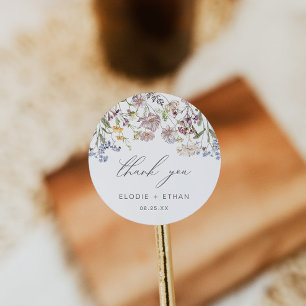 Adesivo Vestido de Casamento de Flores Selvagem Vinheira F