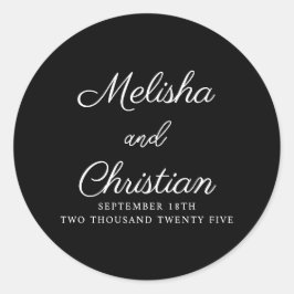 Adesivo Vestido de casamento num estilo moderno minimalist