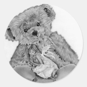 Adesivo Vestido de Leite de Urso de Teddy