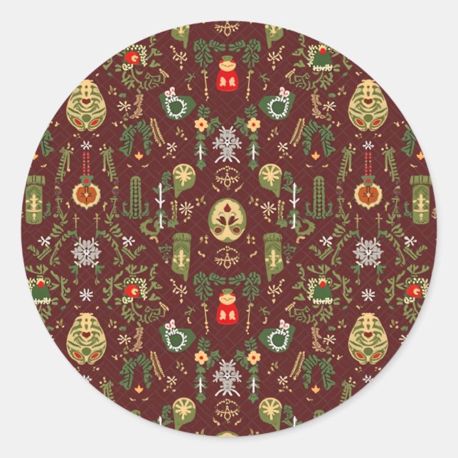 Adesivo Vestido de Natal (Frente)