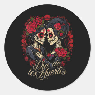 Adesivo Vestido feminino La Catrina Dia Estiloso Do