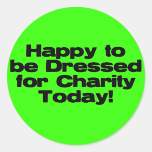 Adesivo Vestido para Caridade