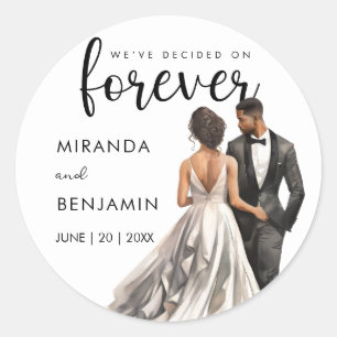 Adesivo Vestido Preto de Noz Negra Aquarela