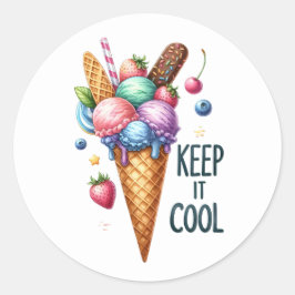 Adesivo Vestidos de sorvete de Verão