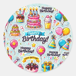 Adesivo Vestidos feliz aniversário Halloween