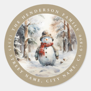Adesivo Vestidos Redondos de Neve de Natal