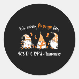 Adesivo Vestimos com Laranja para a Sensibilização do RSD