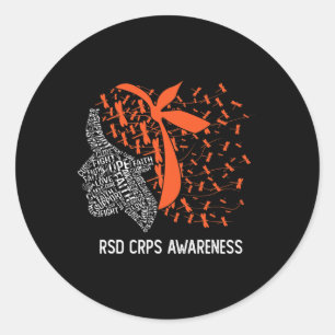 Adesivo Vestimos Laranja Para Sensibilização Do Rsd Crps 2