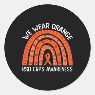 Adesivo Vestimos Orange Rainbow para a Consciência RSD CRP