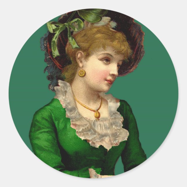 Adesivo Vestir o verde no Dia de São Patrício (Frente)