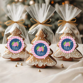 Adesivo Vestir xadrez rosa de envelope de convite