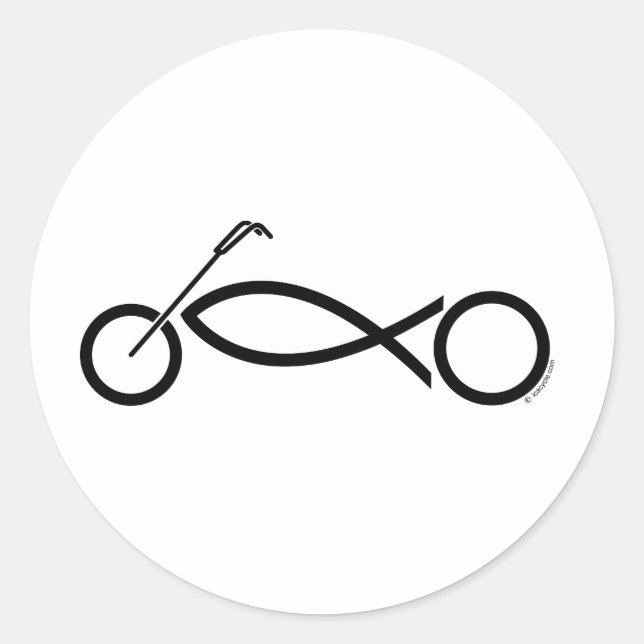Adesivo Vestuário e acessórios para motocicletas cristãos (Frente)