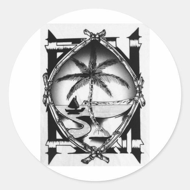 Adesivo Vestuário e acessórios para selas de guame (Frente)