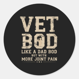 Adesivo Vet Bod Como Um Bob Pai Mas Com Mais Dor De Sal