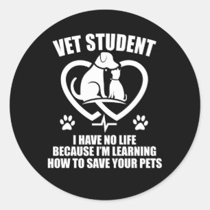 Adesivo Vet Student Future Veterinarian To Vet In Progr