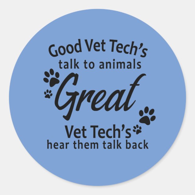 Adesivo Vet Tech Stickers (Frente)