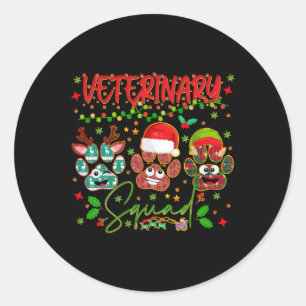 Adesivo Vet Tech Xmas Pajam com Vet Pata Veterinária