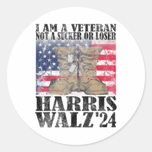 Adesivo Veteran For Harris Wheimer Para Presidente 24 Vota