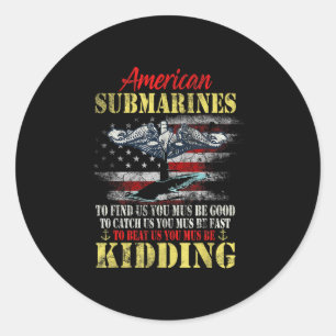 Adesivo Veterano de Submarinos Americanos Brincando Serviç