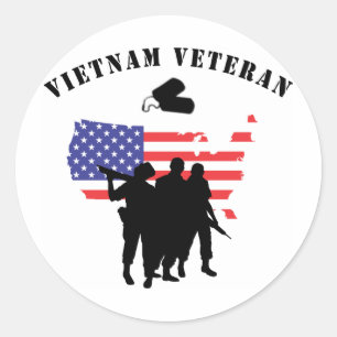 Adesivo Veterano de Vietnam