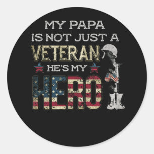 Adesivo Veterano Familiar Militar Suporta Meu Papa