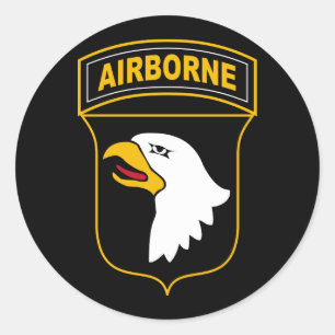 Adesivo Veterano militar da 101ª Divisão Aerotransportada