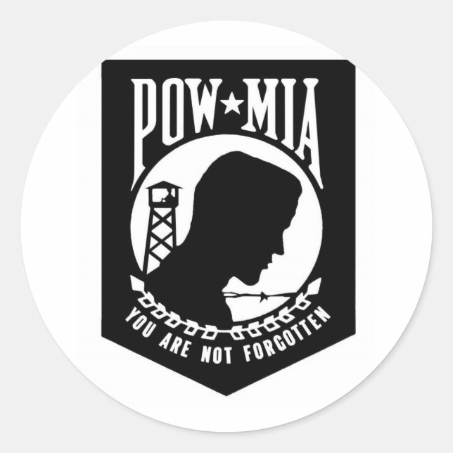 Adesivo Veterano/POW (Frente)