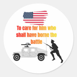 Adesivo veteranos americanos
