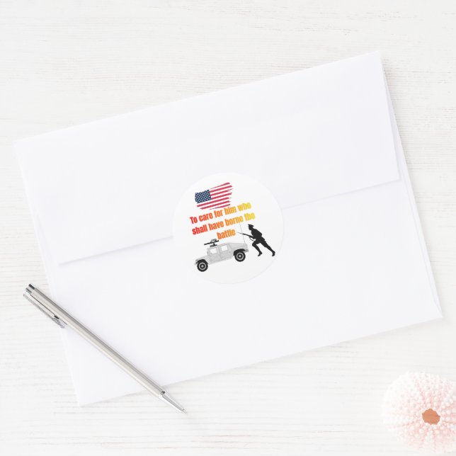 Adesivo veteranos americanos (Envelope)
