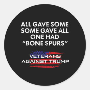 Adesivo Veteranos Antirtrump Draft Dodger Bone Spurs Para 