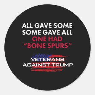 Adesivo Veteranos Antirtrump Draft Dodger Bone Spurs Para