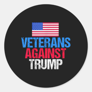 Adesivo Veteranos Contra Donald Trump