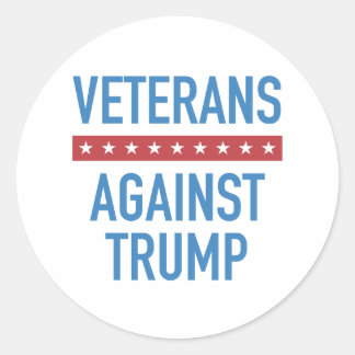 Adesivo Veteranos Contra Trump