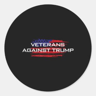 Adesivo Veteranos Contra Trump - Anti-Trump