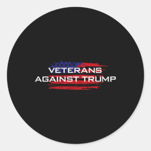 Adesivo Veteranos Contra Trump - Anti-Trump