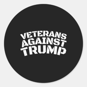 Adesivo Veteranos Contra Trump Anti-Trump Veteranos Contra