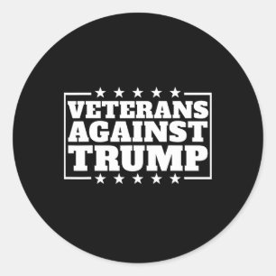 Adesivo Veteranos Contra Trump Anti-trump Veteranos Contra