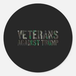 Adesivo Veteranos Contra Trump Anti-trump Veteranos Contra