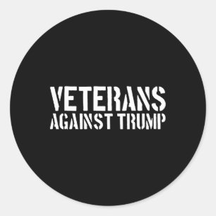 Adesivo Veteranos Contra Trump Anti-trump Veteranos Contra
